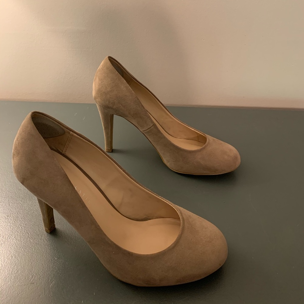 Tan Kelly + Katie heels